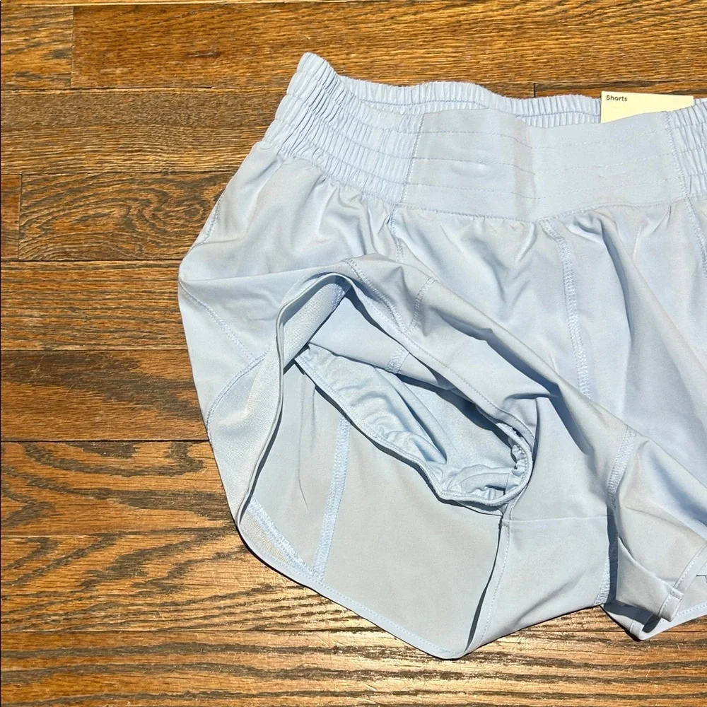 SO Light Blue Women's Athletic Shorts - Picture 2 of 4